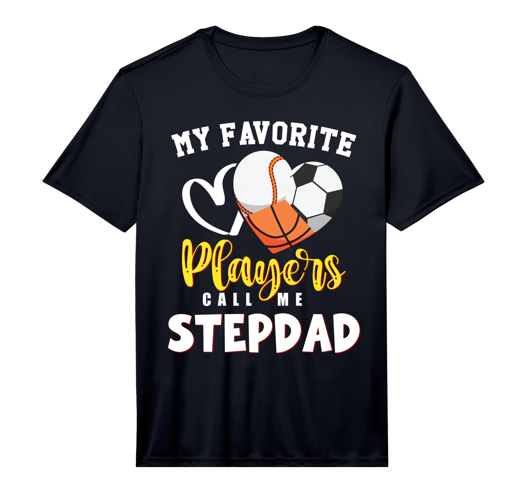 Mens Stepdad My Favorite Baseball T-Shirt - Novelty Apparel Men Women