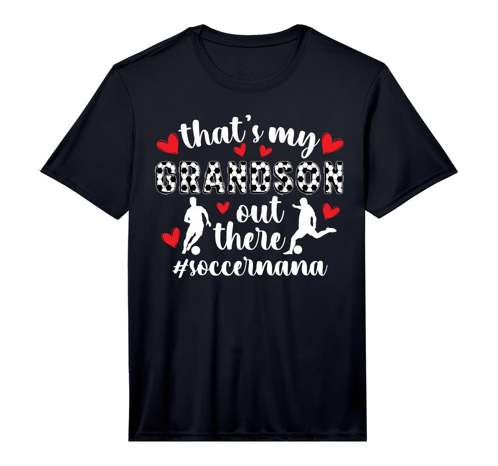 Mens Thats My Grandson Soccer Nana T-Shirt - Minimalist Print for Adults