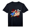 Jesus Saves Jesus Christ Golie T-Shirt - Aesthetic Graphic Unisex