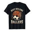 Funny Busy Raising Ballers Football T-Shirt - Streetwear Style Men Women