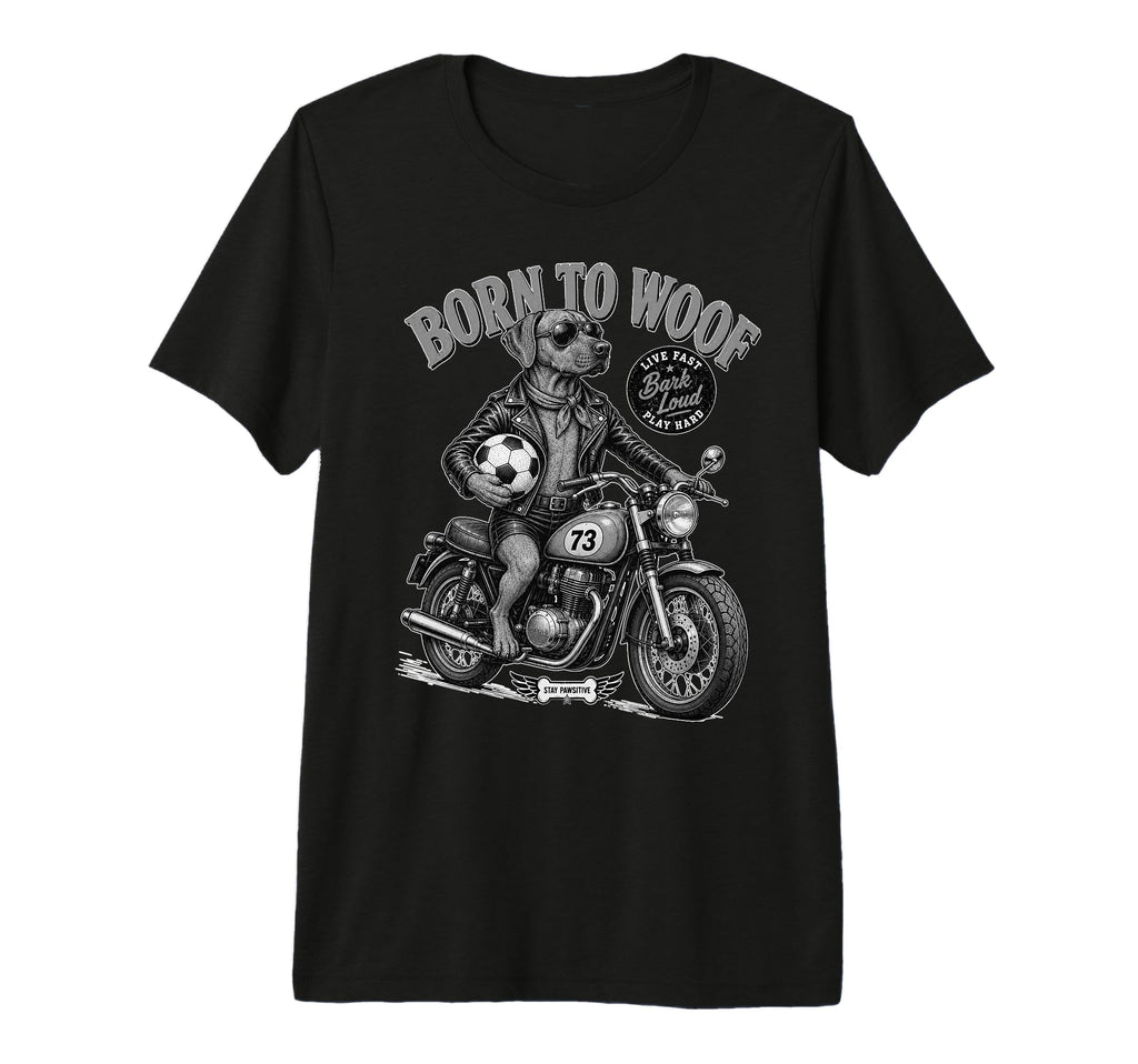 Ridgeback Motorbike Love Footbal T-Shirt - Custom Art Print for Adults