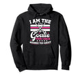 I Am Goalie Field Hockey Goalie Hoodie - Casual Everyday Wear Men Women