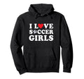 I Love Soccer Hoodie - Trendy Graphic for Adults