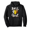 Ball Sports Heart Soccer Softball Hoodie - Fun Novelty Design Unisex