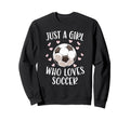 Just Soccer Love Sports Soccer Sweatshirt - Fun Novelty Design Men Women