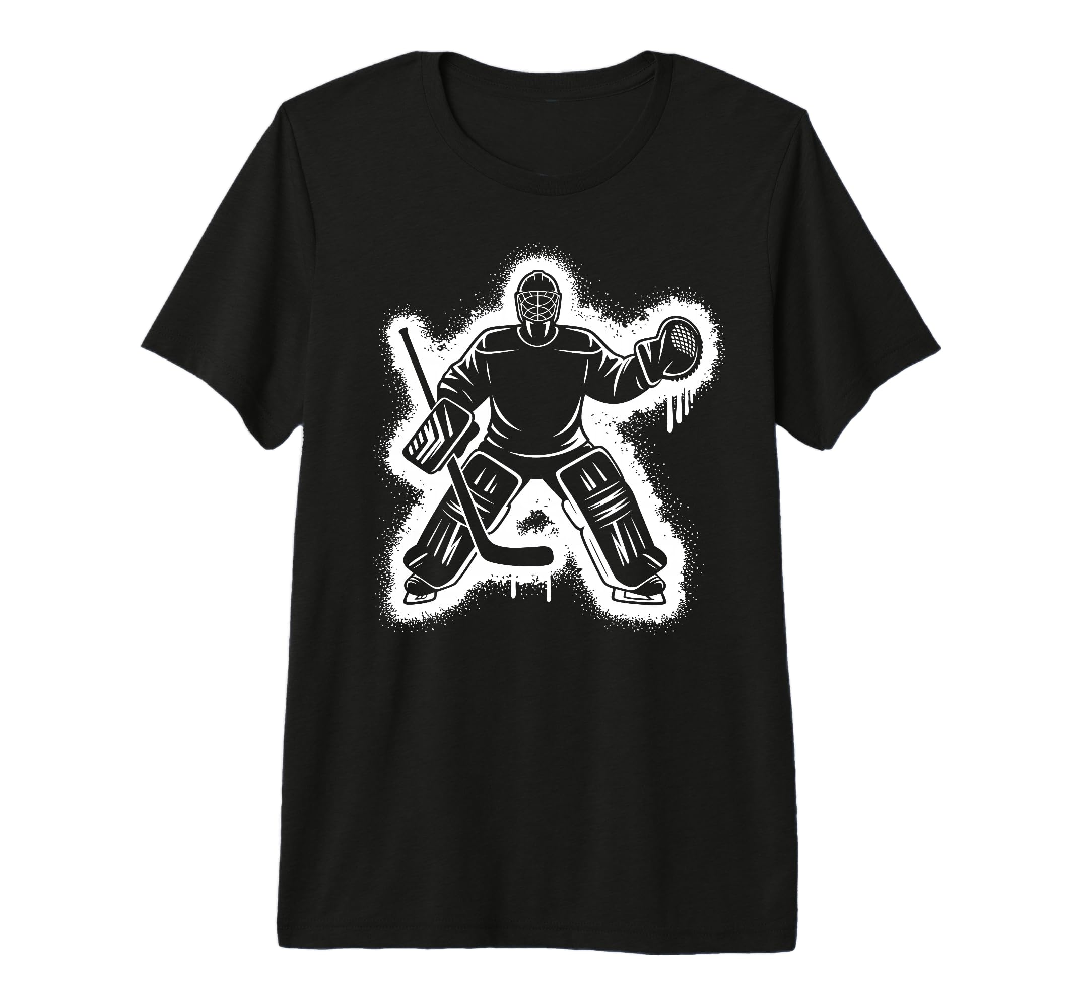 Ice Hockey Goalkeeper Tri Blend T-Shirt - Streetwear Style Men Women