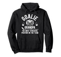 Funny Hockey Goalie Grandpa Hockey Hoodie - Custom Art Print Men Women