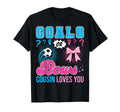 Goals Or Bows Cousin Loves You Gender T-Shirt - Novelty Apparel Unisex