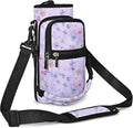 25/32/40/64oz Water Bottle Bag Holder Carrier-Insulated Crossbody Sling Case Sleeve with Strap & Pockets for Men Women Gym Cycling Travel Walking Hiking Camping