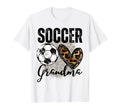 Funny Grandma Proud Soccer Lover Heart T-Shirt - Unique Graphic Unisex