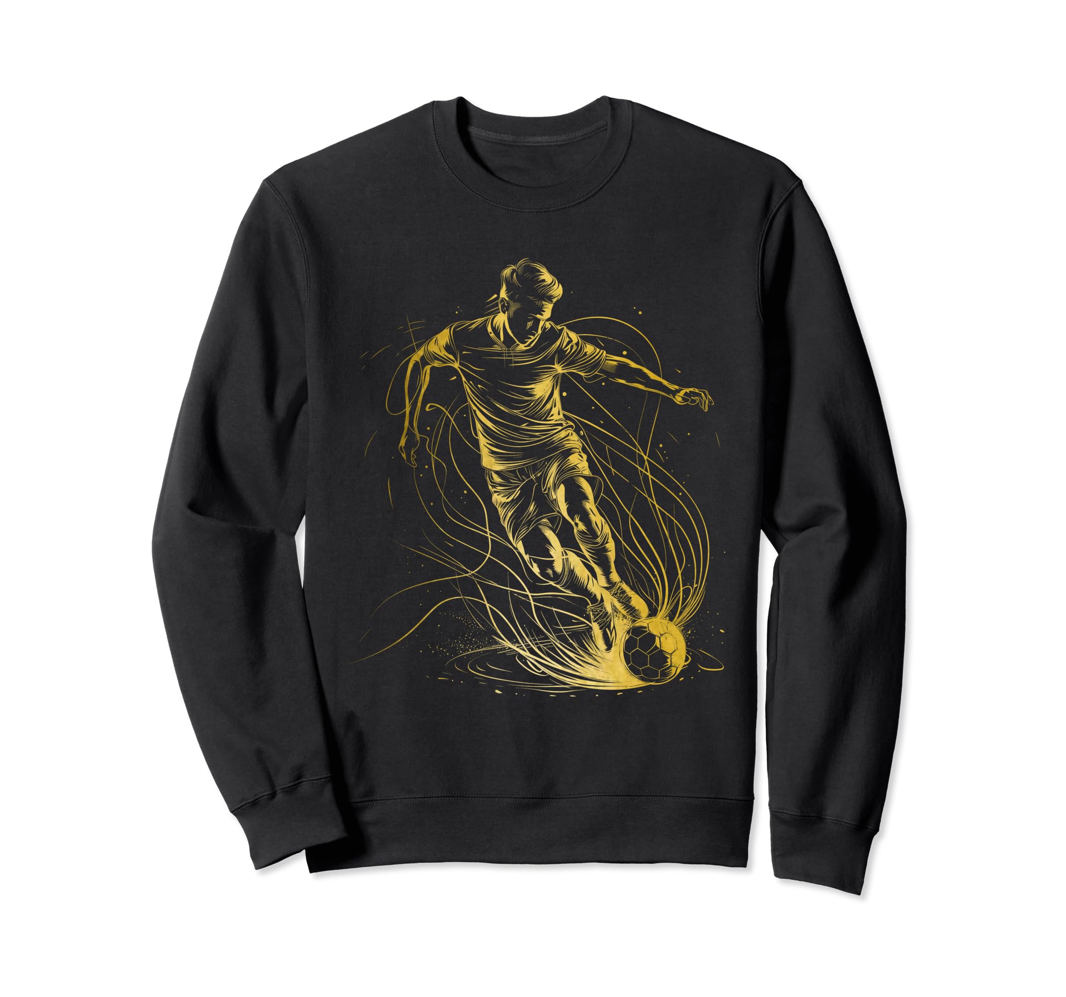 Soccer Player Sports Sweatshirt - Streetwear Style Men Women