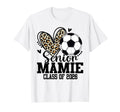 Senior Mamie Class 2026 Soccer Leopard T-Shirt - Unique Graphic for Adults
