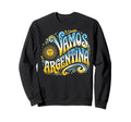 Vamos Argentina 70S Groovy Sun Sweatshirt - Streetwear Style for Adults
