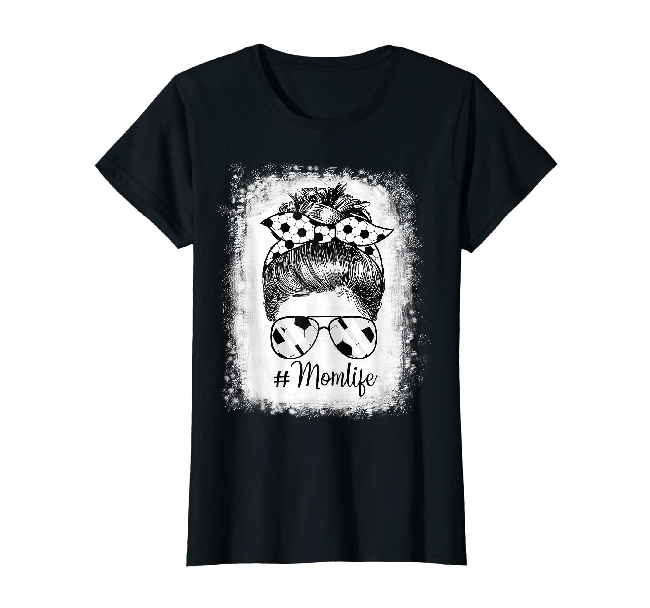 Womens Soccer Mom Funny Soccer Ball T-Shirt - Fun Novelty Design Unisex