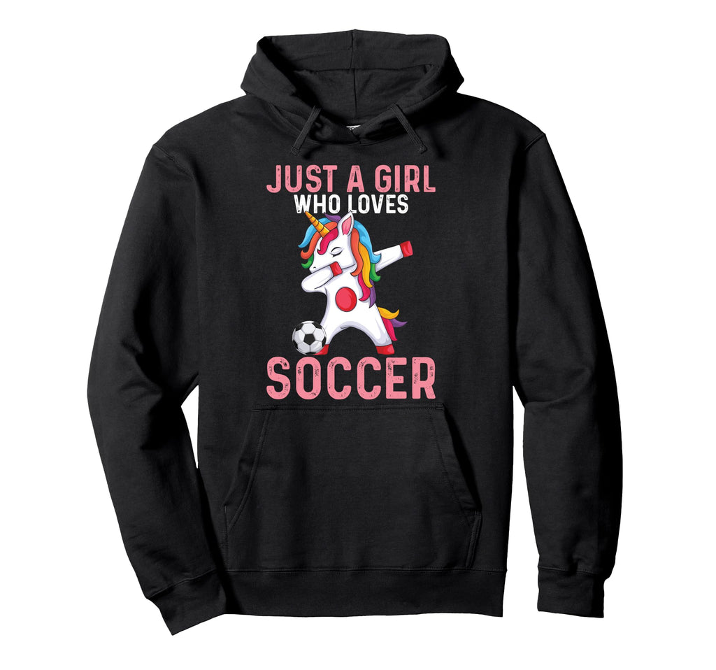 Who Loves Soccer Hoodie - Graphic Print Men Women