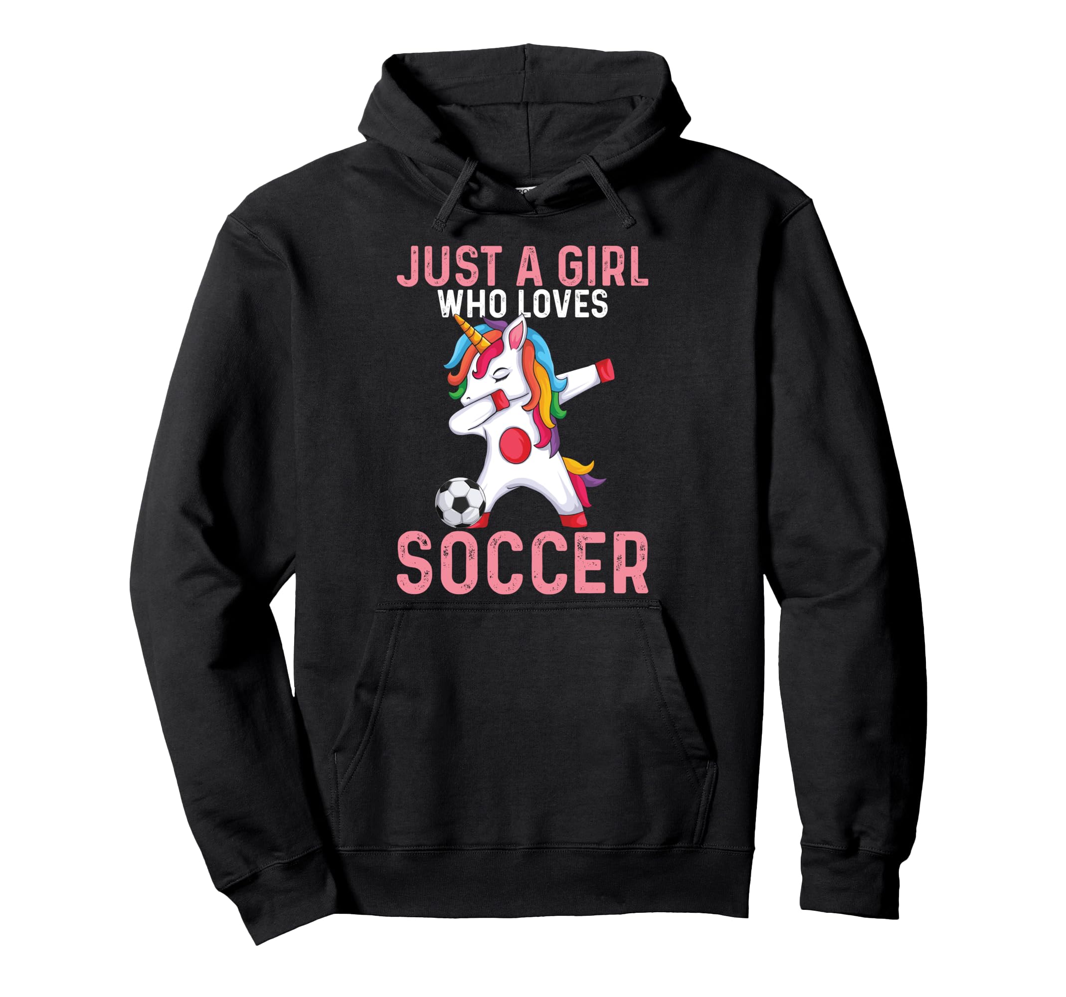 Who Loves Soccer Hoodie - Graphic Print Men Women