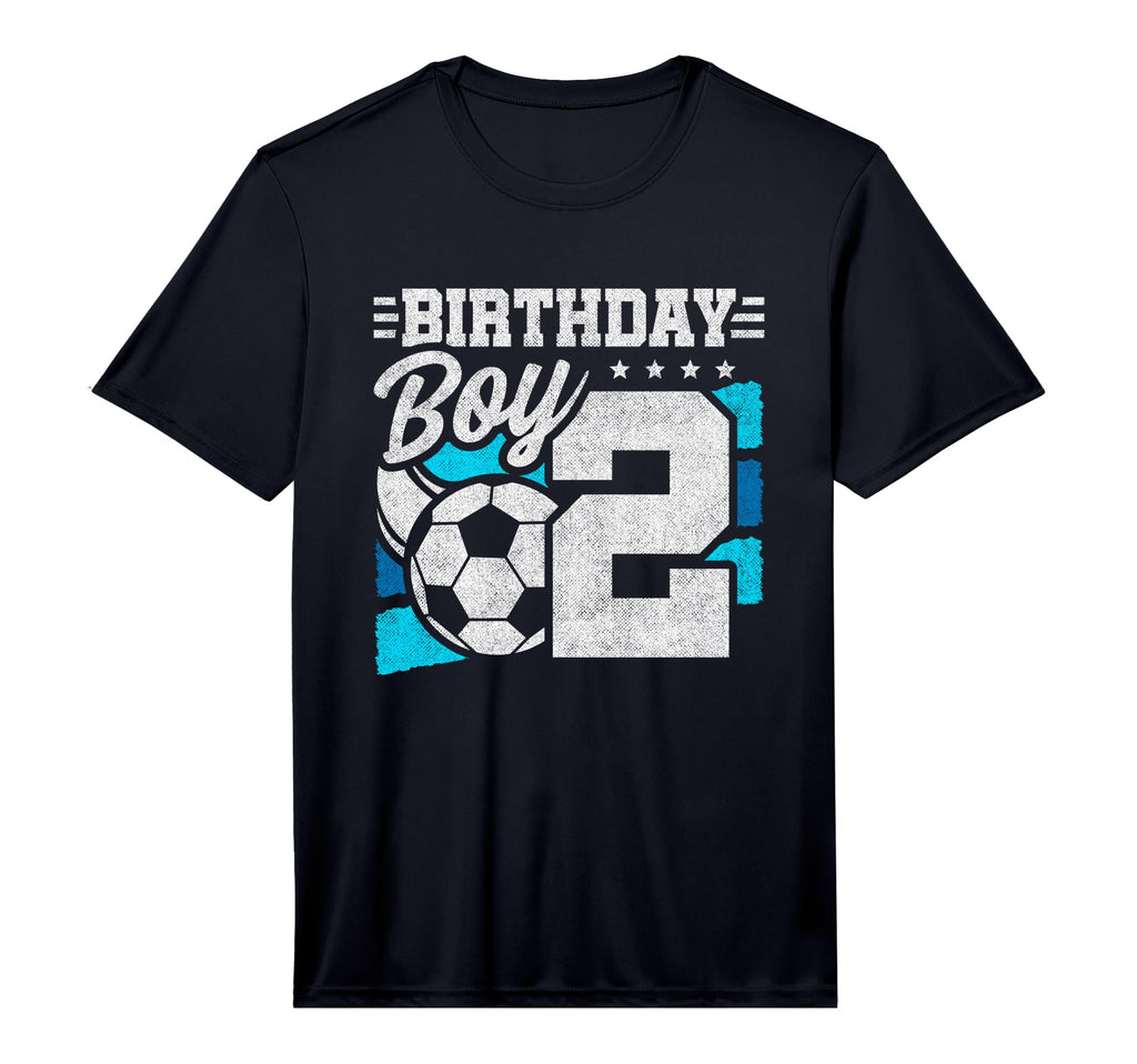 Soccer Birthday Party 2 Year Old 2Nd T-Shirt - Graphic Print Unisex