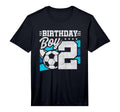 Soccer Birthday Party 2 Year Old 2Nd T-Shirt - Graphic Print Unisex