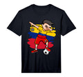 Dabbing Soccer Venezuela Jersey T-Shirt - Aesthetic Graphic Unisex