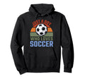 Just Who Loves Soccer Soccer Player Hoodie - Graphic Print Unisex
