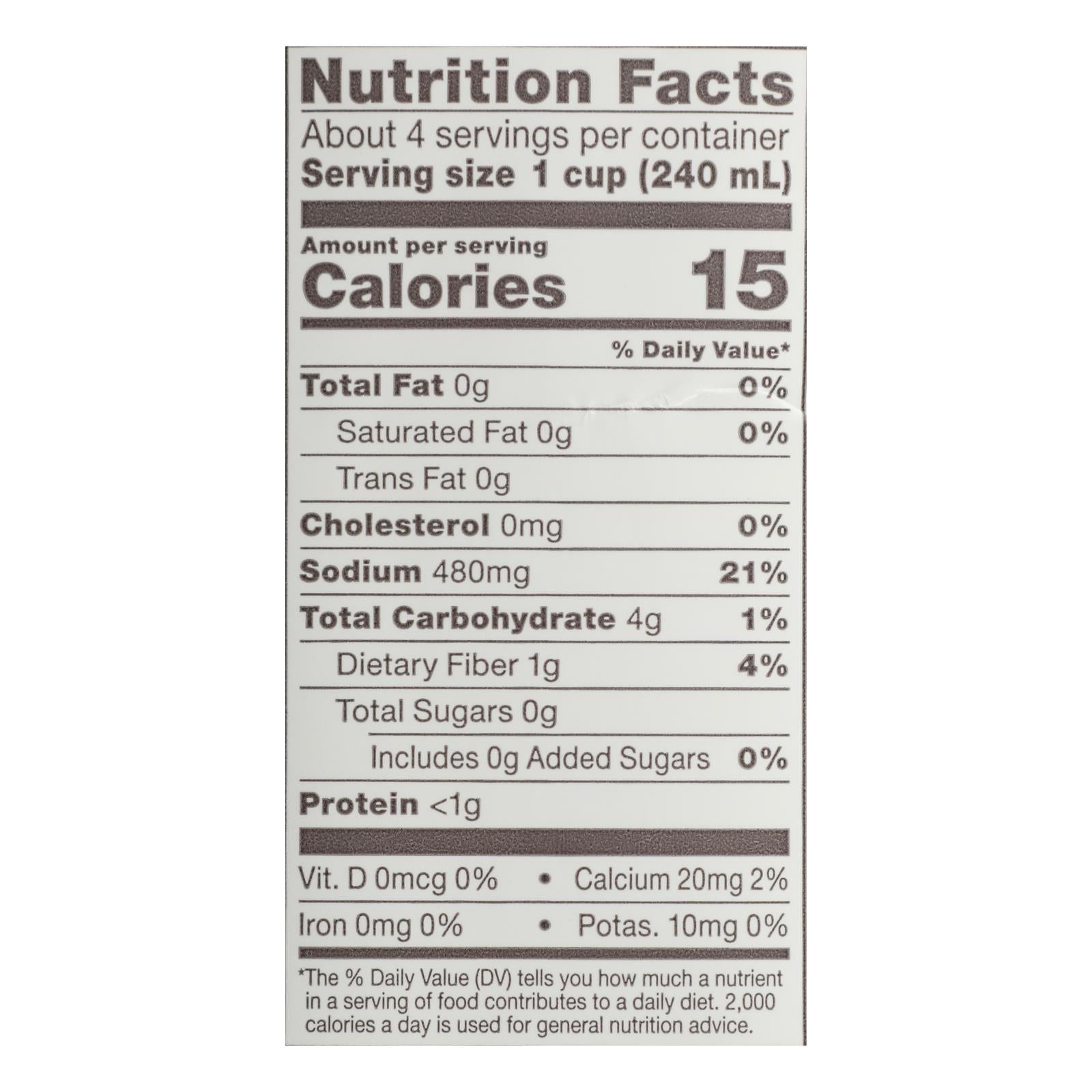 Bonafide Provisions Vegetable Broth - 6 Pack of 32 Oz Cartons