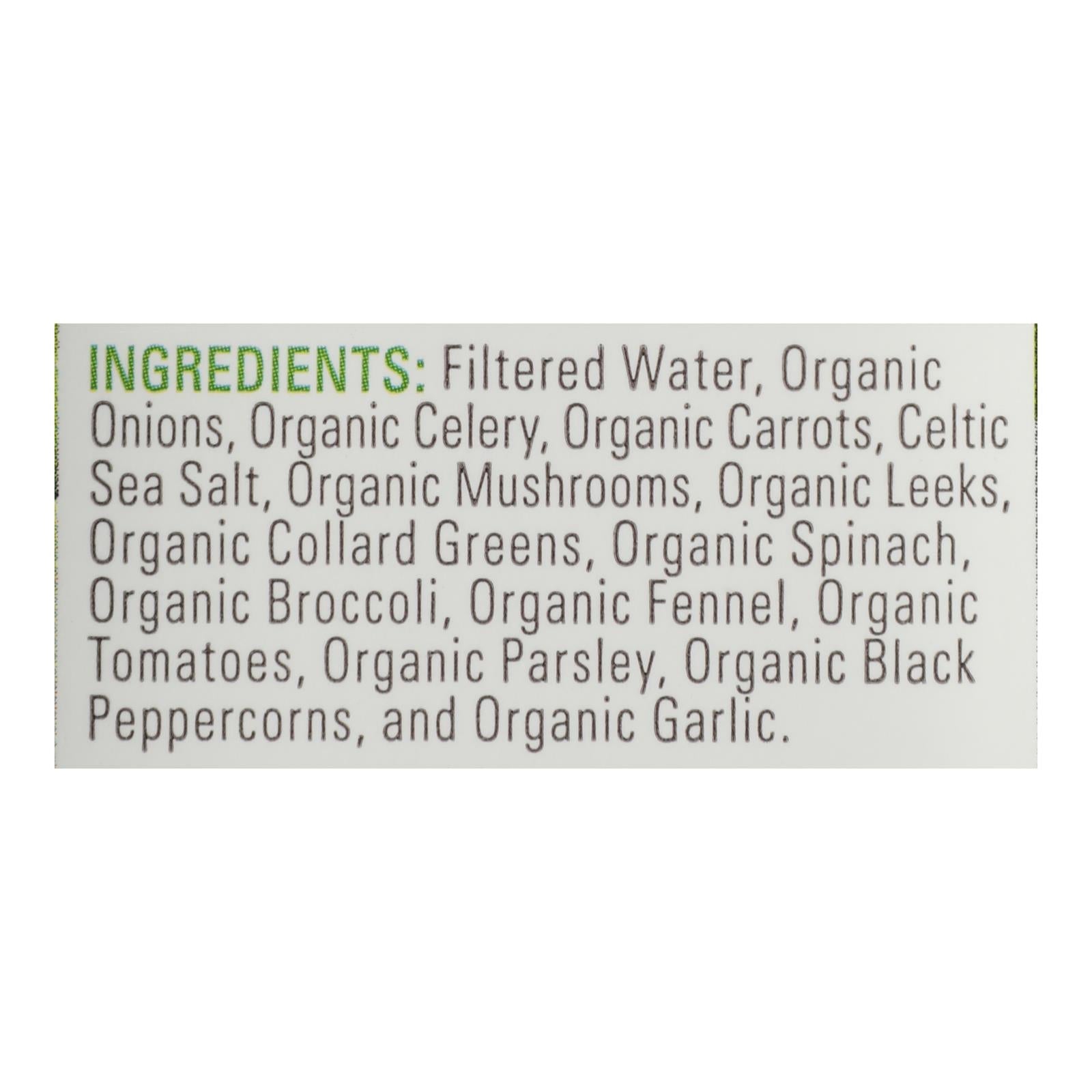 Bonafide Provisions Vegetable Broth - 6 Pack of 32 Oz Cartons