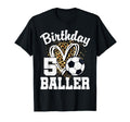 5 Year Old Birthday Soccer 5Th Birthday T-Shirt - Graphic Print for Adults