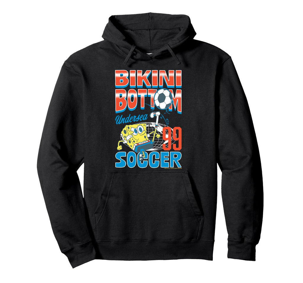 Spongebob Bikini Bottom Soccer 99 Hoodie - Graphic Print for Adults