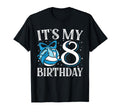 Its My Eight 8 Birthday Volleyball T-Shirt - Novelty Apparel for Adults