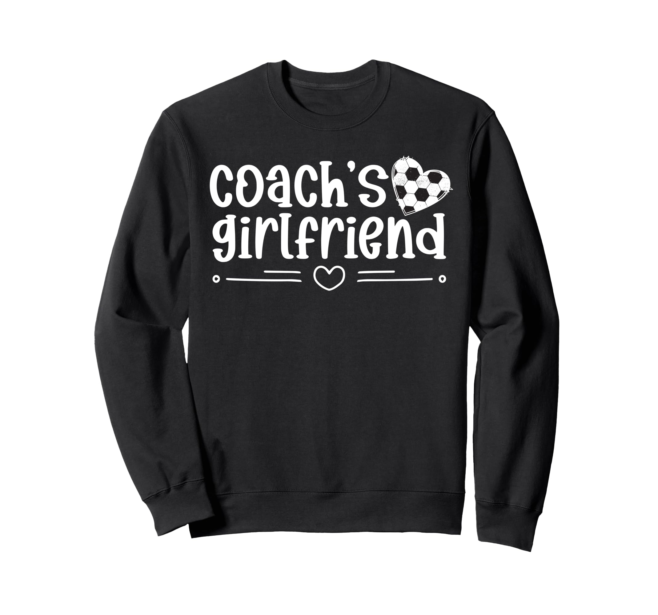 Soccer Coachs Girlfriend Soccer Sweatshirt - Aesthetic Graphic Men Women