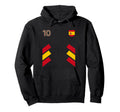 Retro10 Spain Football Spain Soccer Hoodie - Fun Novelty Design Men Women