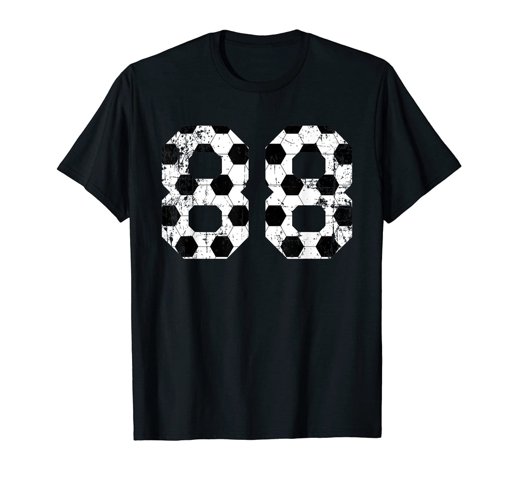 Soccer 88 Jersey Number T-Shirt - Aesthetic Graphic for Adults