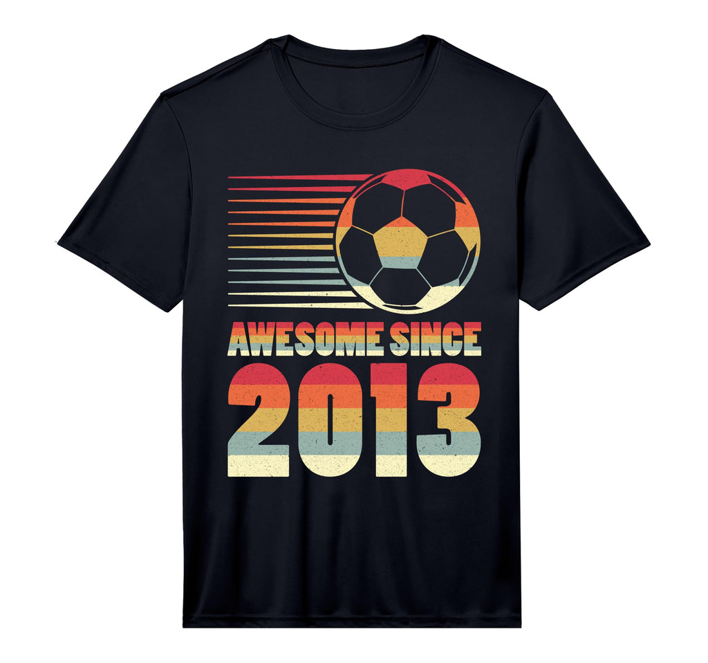 Awesome Since 2013 Soccer 13Th Birthday T-Shirt - Streetwear Style Unisex
