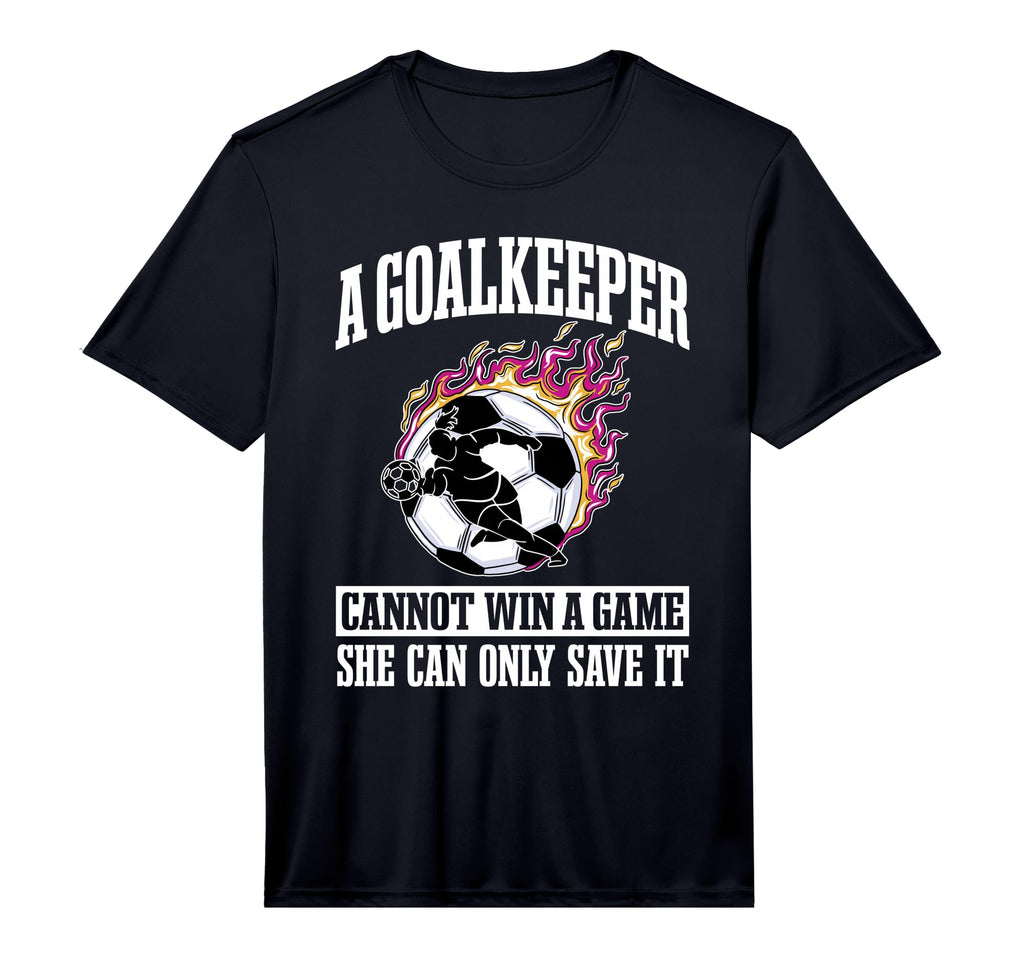 Goalie Goalkeeper Soccer Player T-Shirt - Custom Art Print for Adults