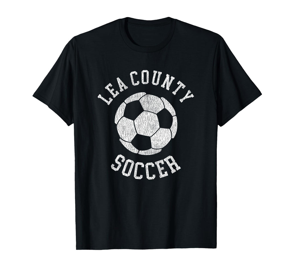 Lea County Soccer Distressed 90S T-Shirt - Custom Art Print Men Women
