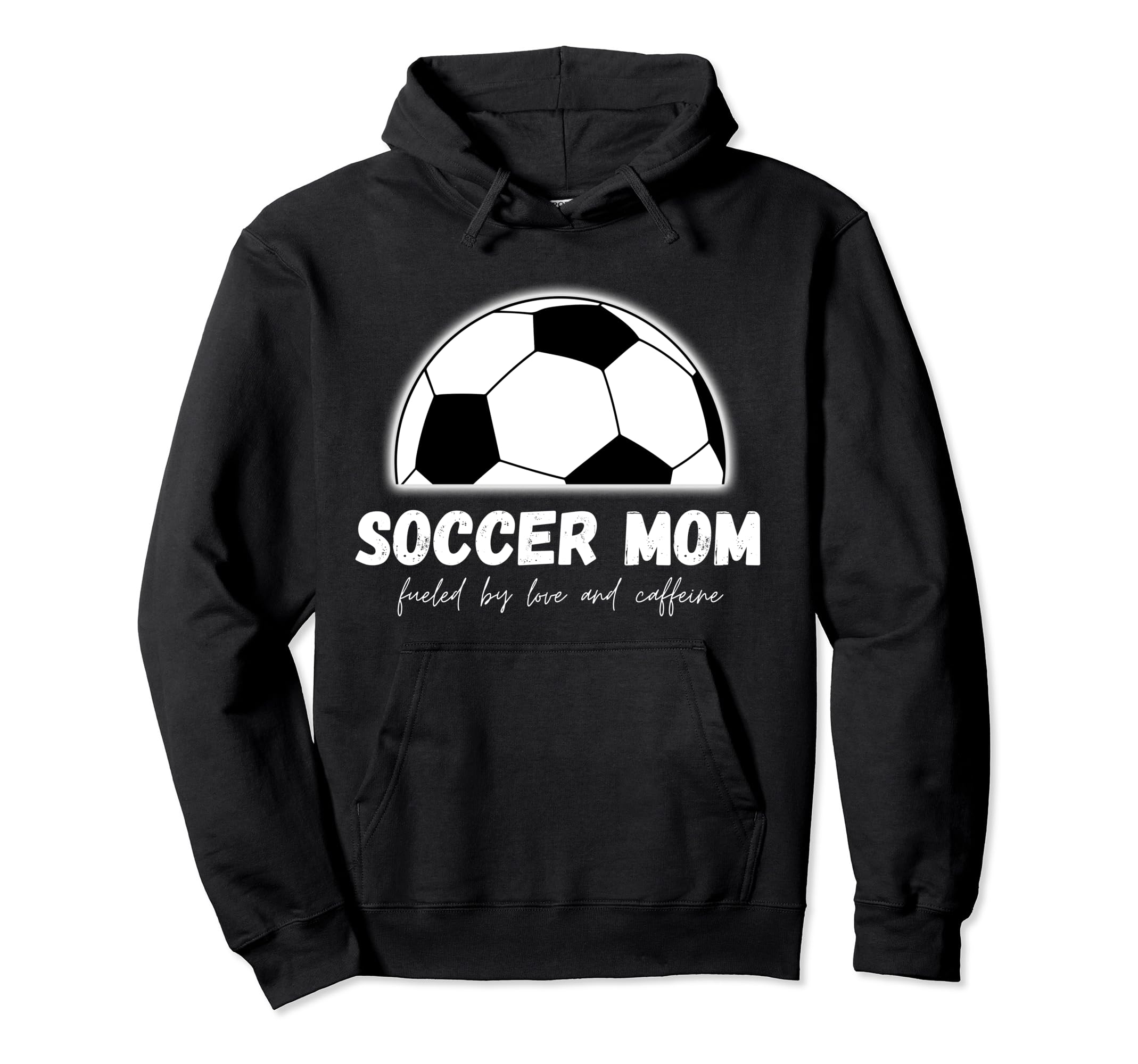 Soccer Mom Fueled Love And Caffeine Hoodie - Trendy Graphic Unisex