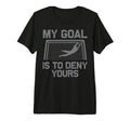 Soccer Goalie Art Gag Soccer Player Tri T-Shirt - Graphic Print Unisex