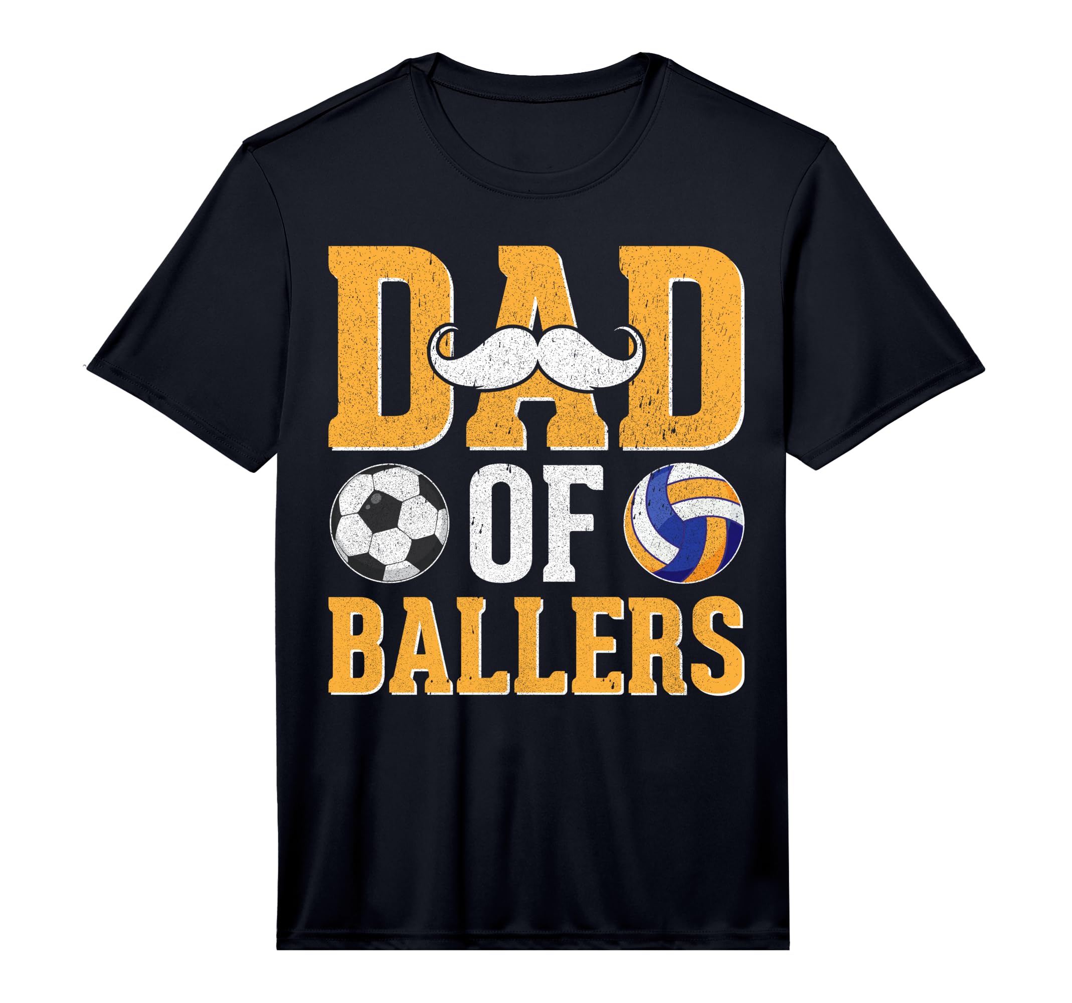 Dad Ballers Soccer Volleyball Proud T-Shirt - Aesthetic Graphic Unisex