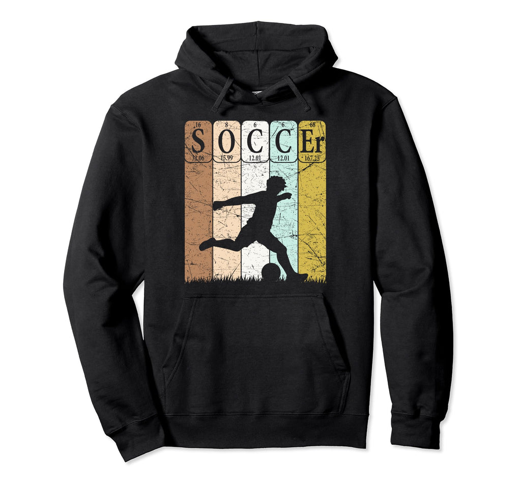 Soccer Periodic Table Elements Soccer Hoodie - Novelty Apparel Unisex