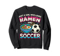 Just Who Loves Ramen And Soccer Sweatshirt - Fun Novelty Design Men Women