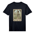 Mens Skeleton Soccer Trainer T-Shirt - Aesthetic Graphic for Adults