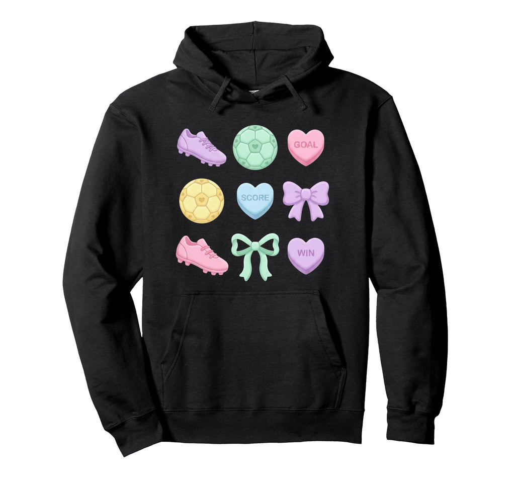Soccer Soccer Lovers Soccer Players Hoodie - Graphic Print for Adults
