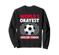 Coaching Soccer Dad Coach Soccer Coach Sweatshirt - Graphic Print Men Women