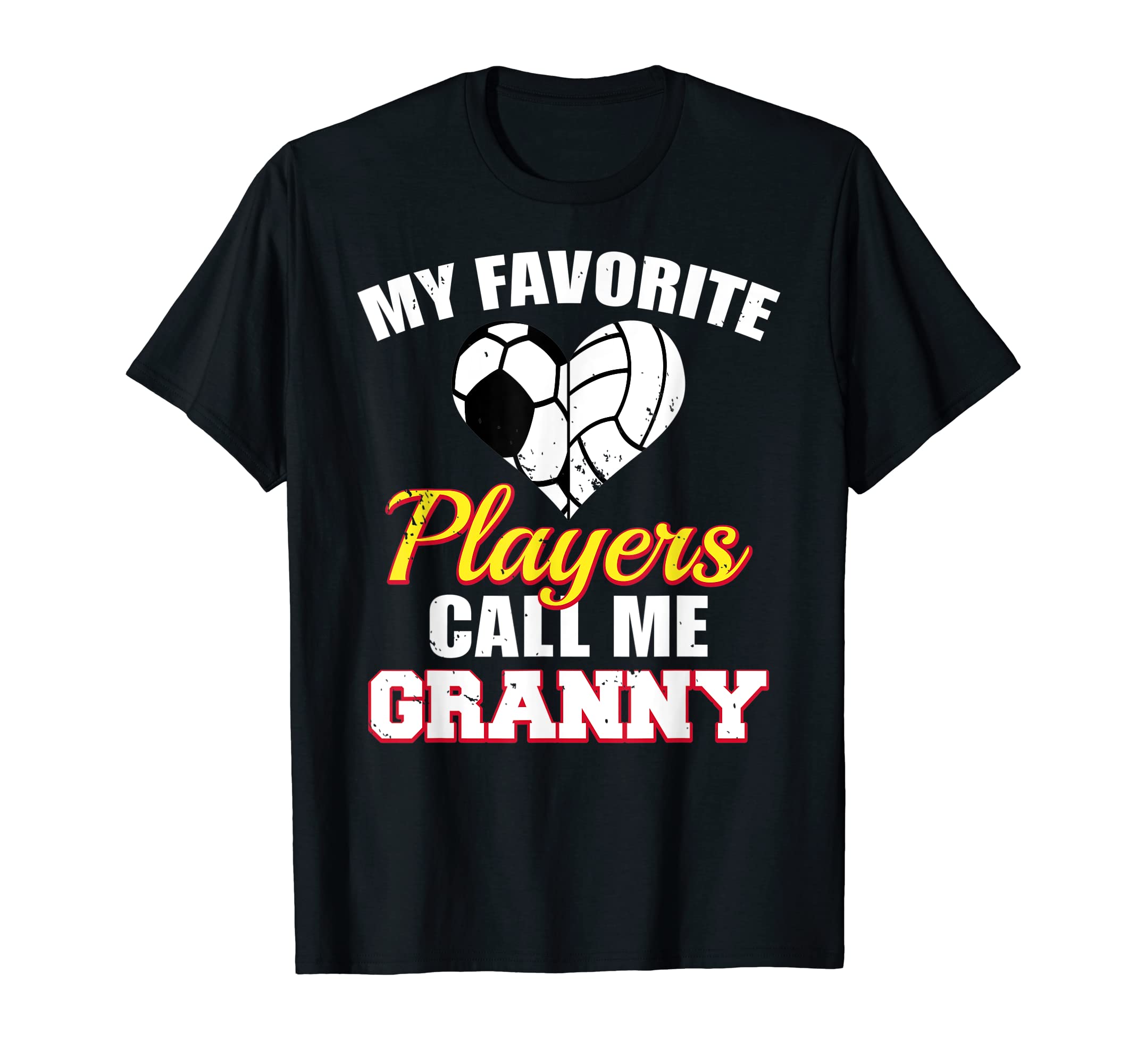 My Favorite Players Call Me Granny T-Shirt - Graphic Print Men Women