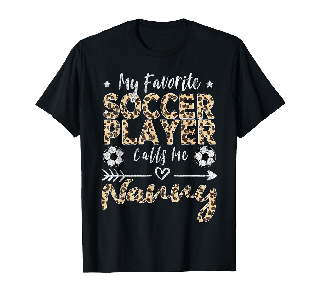My Favorite Soccer Player Calls Me T-Shirt - Unique Graphic for Adults