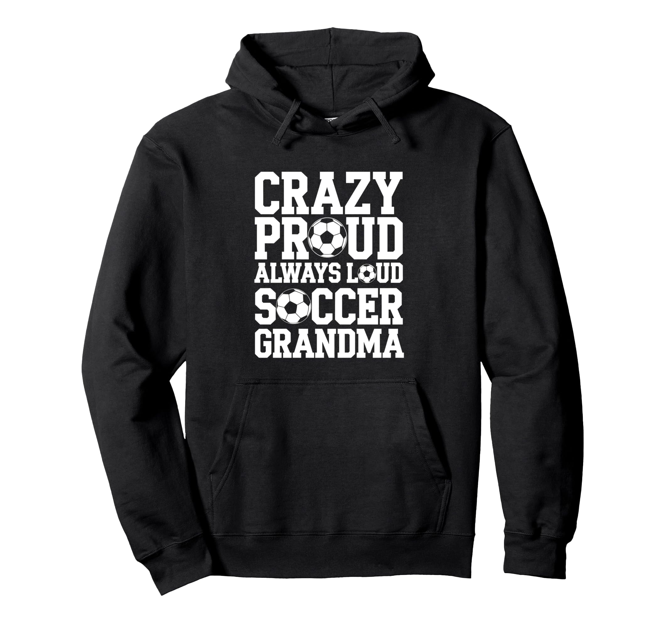 Funny Proud Soccer Grandma Grandmother Hoodie - Streetwear Style Unisex