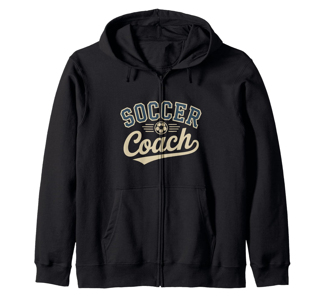 Funny Soccer Coach Coaching Hoodie - Casual Everyday Wear Unisex