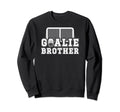 Ice Hockey Goalie Brother Hockey Sweatshirt - Graphic Print for Adults