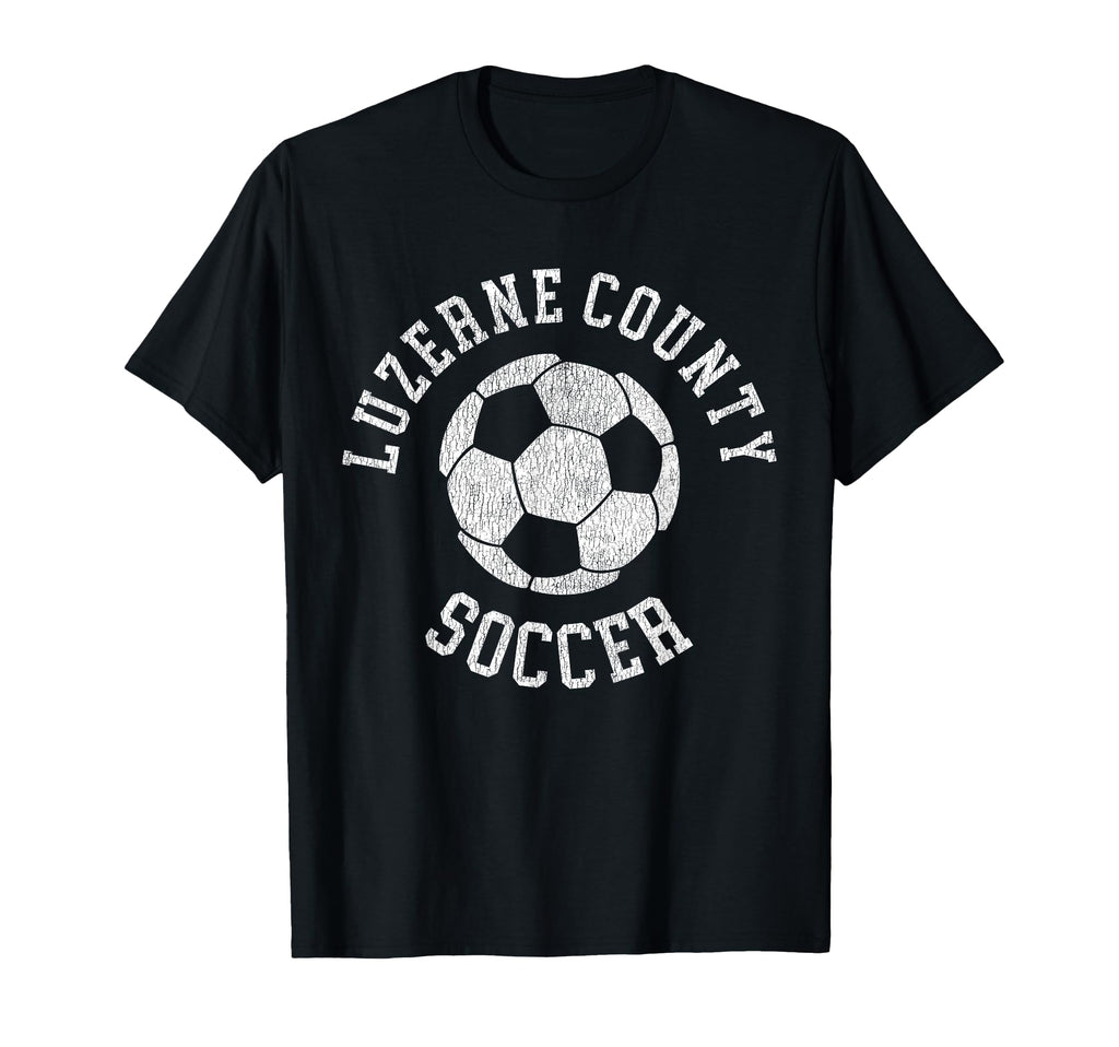 Luzerne County Soccer Distressed T-Shirt - Casual Everyday Wear for Adults