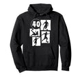 40Th Birthday Soccer Player Football 40 Hoodie - Trendy Graphic Men Women
